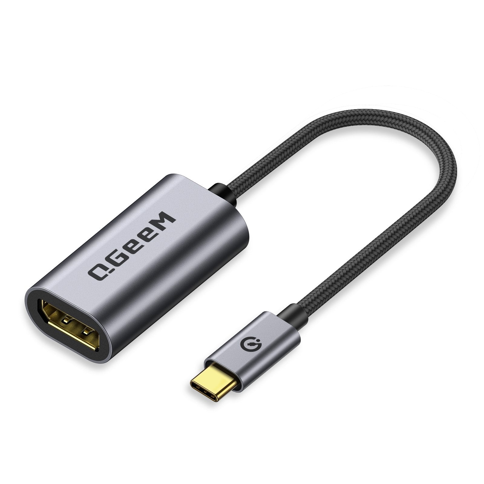 QGeeM USB C to DisplayPort Adapter-Thunderbolt 3
