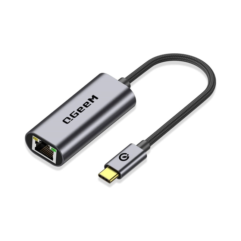 QGeeM USB 3.0 to Gigabit Ethernet Adapter 1 Gbps to 2.5Gbps