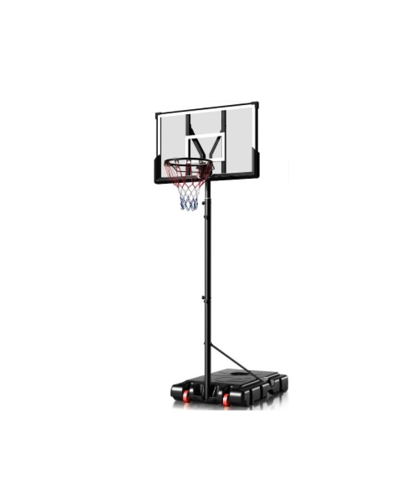 Portable Basketball Hoop System for Outdoor,Basketball Hoop, Adjustable Height 5.7 - 10ft 45in Backboard Basketball Goal for Kids,Teenagers and Adults - QGeeM