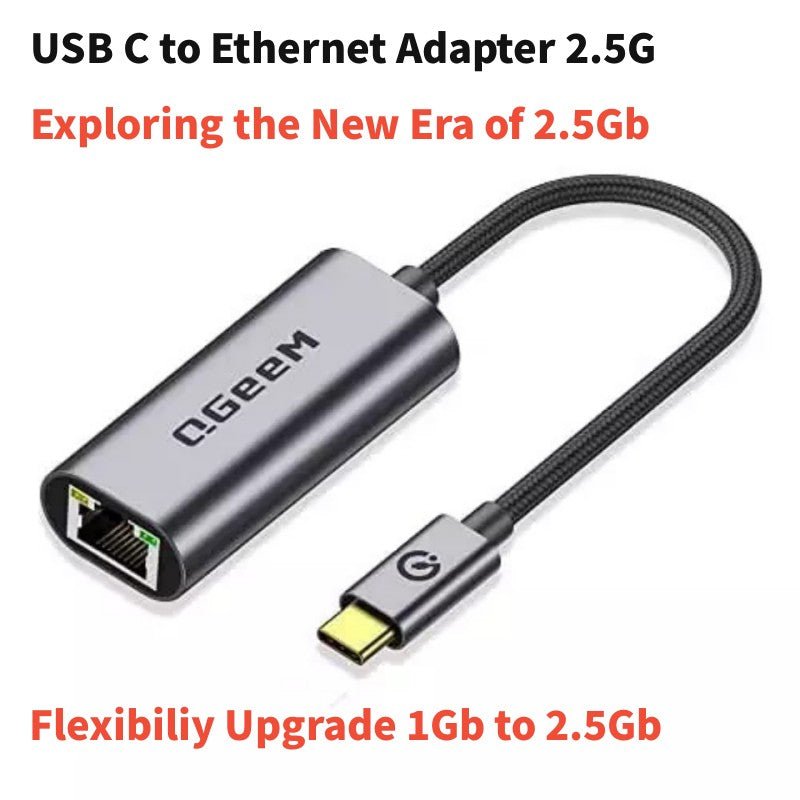 QGeeM USB 3.0 to Gigabit Ethernet Adapter - QGeeM